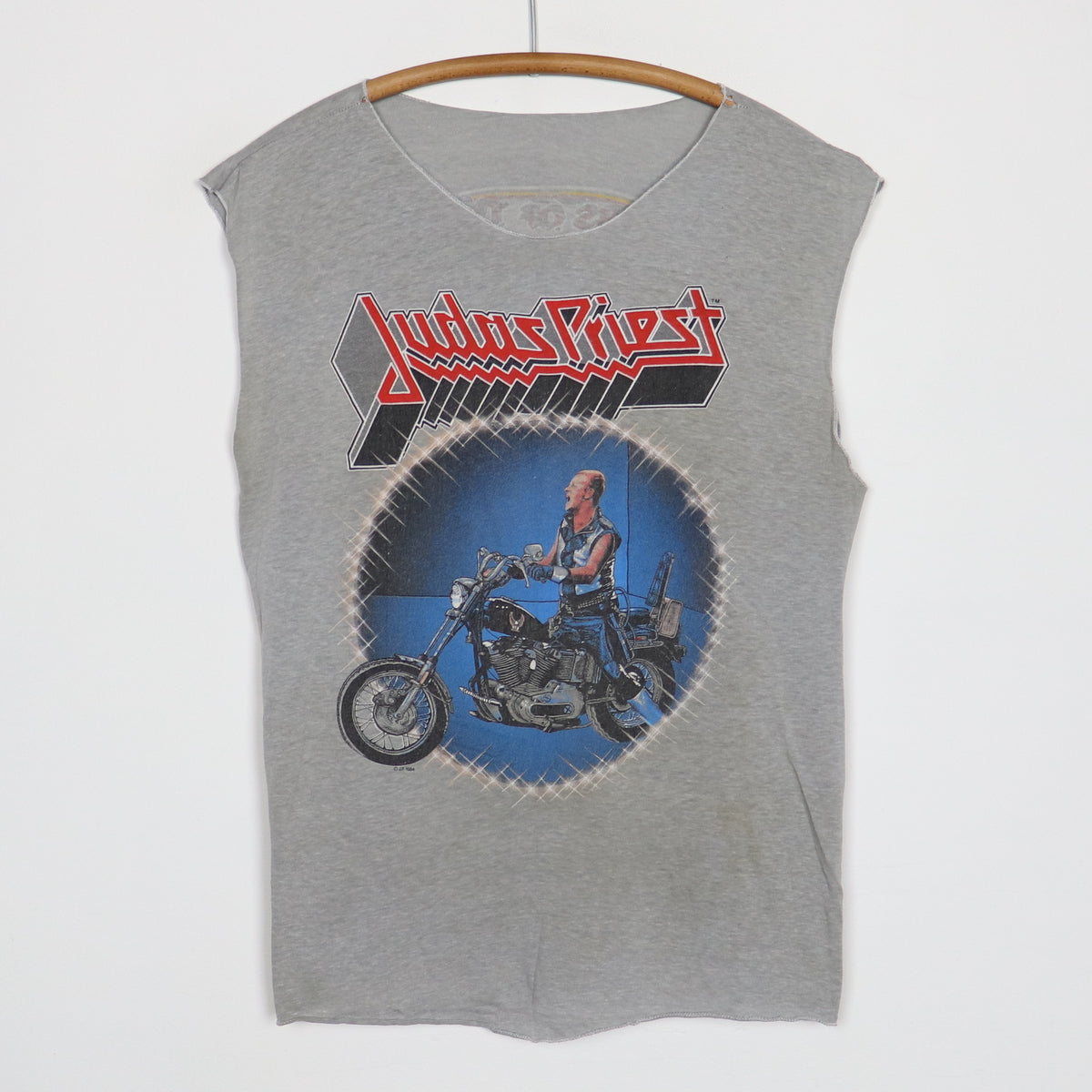 1984 Judas Priest Defenders Of The Faith Tour Sleeveless Shirt 