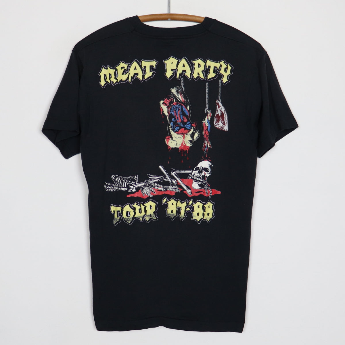 1987 Exodus Meat Party Tour Shirt