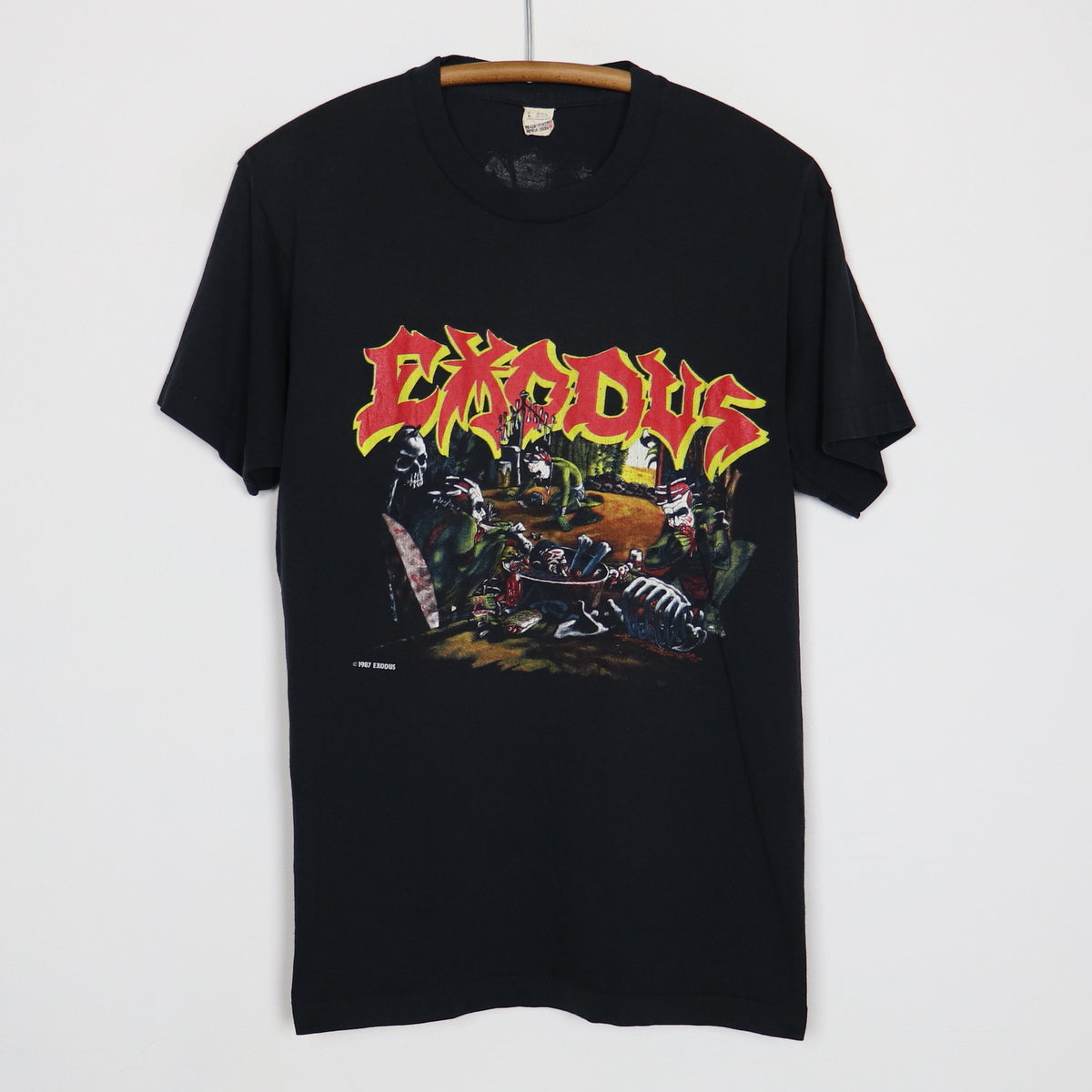 1987 Exodus Meat Party Tour Shirt