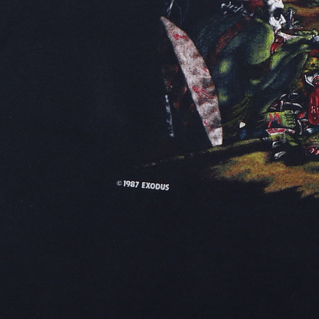 1987 Exodus Meat Party Tour Shirt