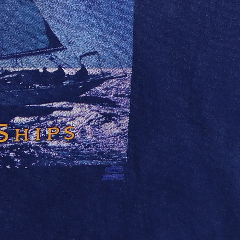 1990s Crosby Stills Nash Wooden Ships Shirt