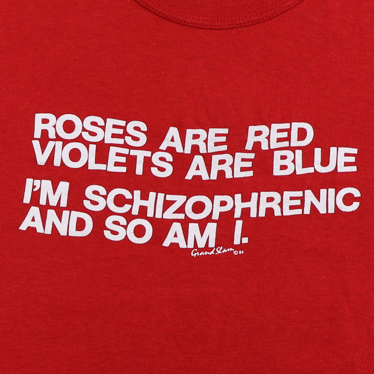1984 I'm Schizophrenic And So Am I Shirt