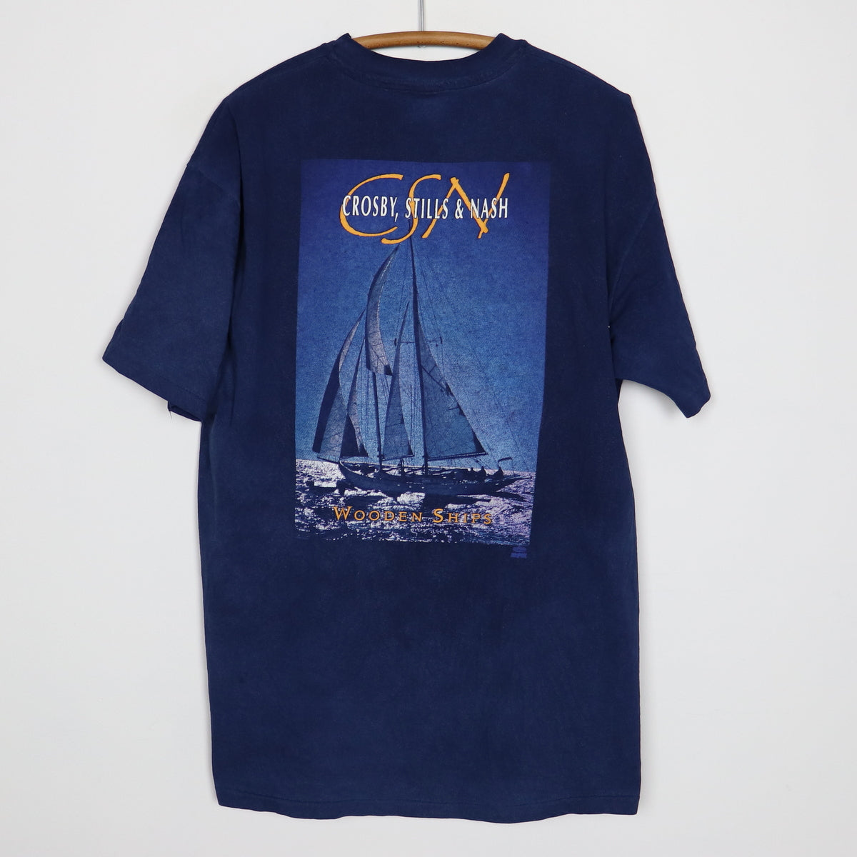 1990s Crosby Stills Nash Wooden Ships Shirt
