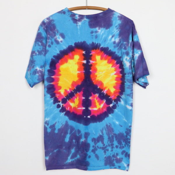 1990s Peace Sign Tie Dye Shirt