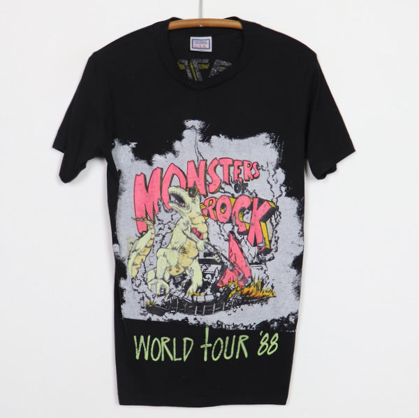 1988 Van Halen Monsters Of Rock Concert Shirt | Authentic Vintage