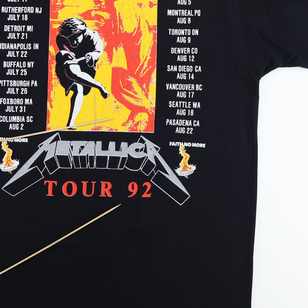 1992 Guns N Roses Metallica Tour Shirt