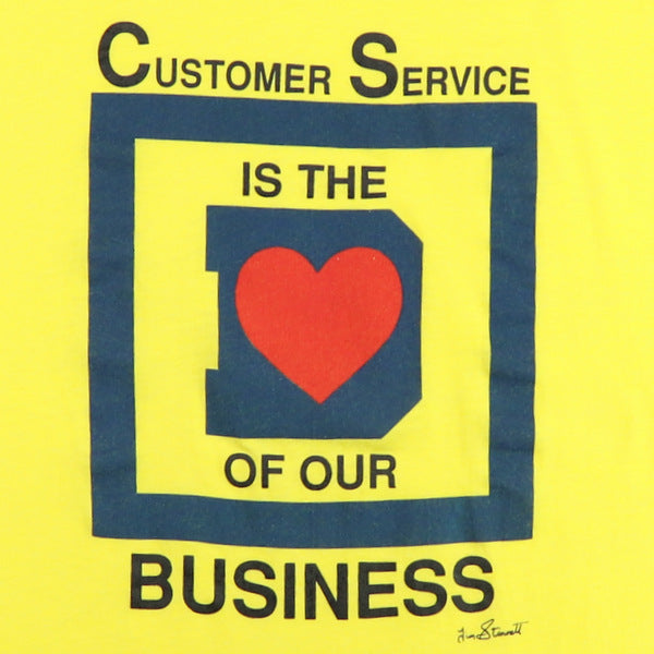 1990s Customer Service Is The Heart Of Our Business Shirt