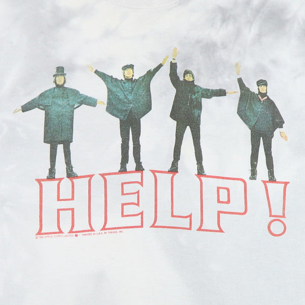 1990 Beatles Help Tie Dye Shirt