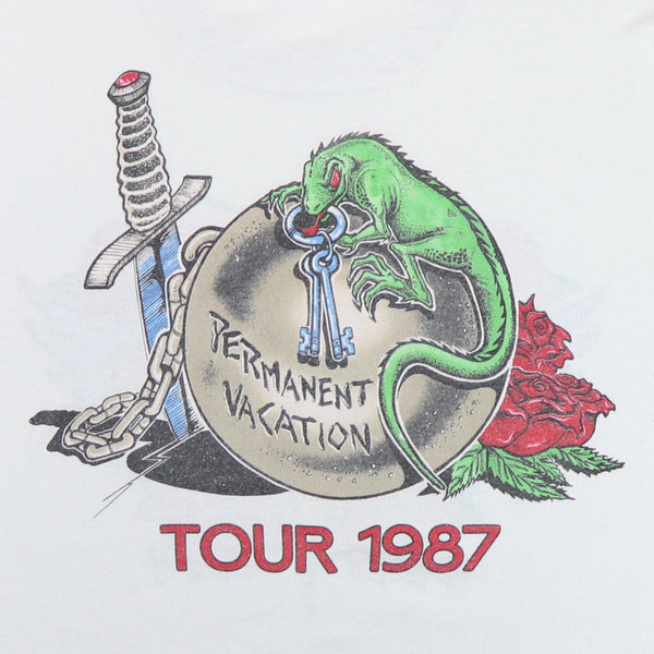 1987 Aerosmith Permanent Vacation Tour Shirt