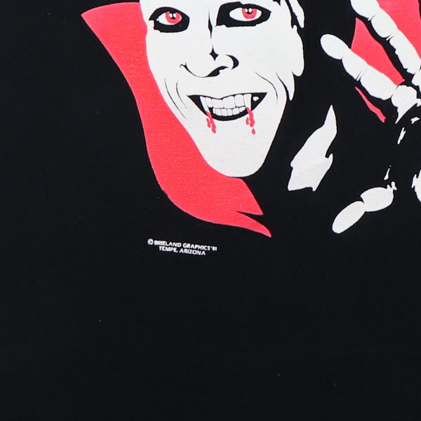 1991 Vampire Penny For Your Thoughts Nickel For Your Neck Shirt