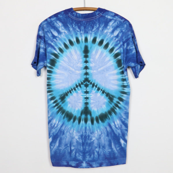 1990s Peace Sign Tie Dye Shirt