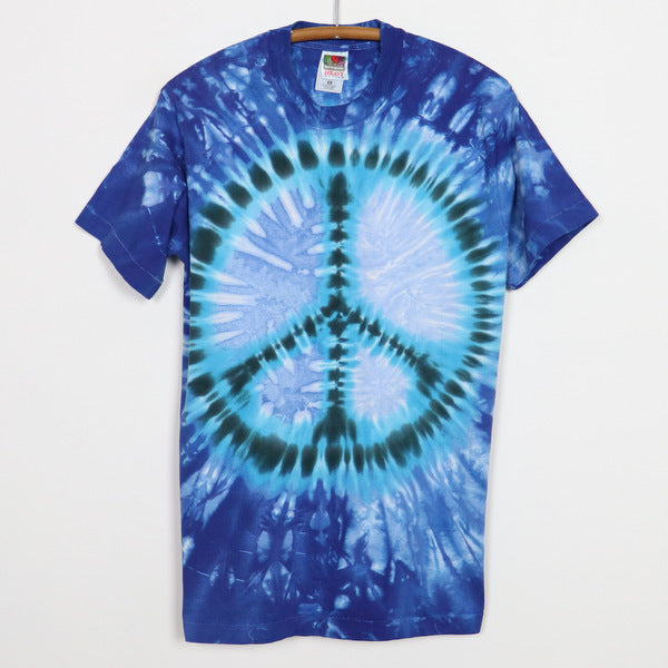 1990s Peace Sign Tie Dye Shirt