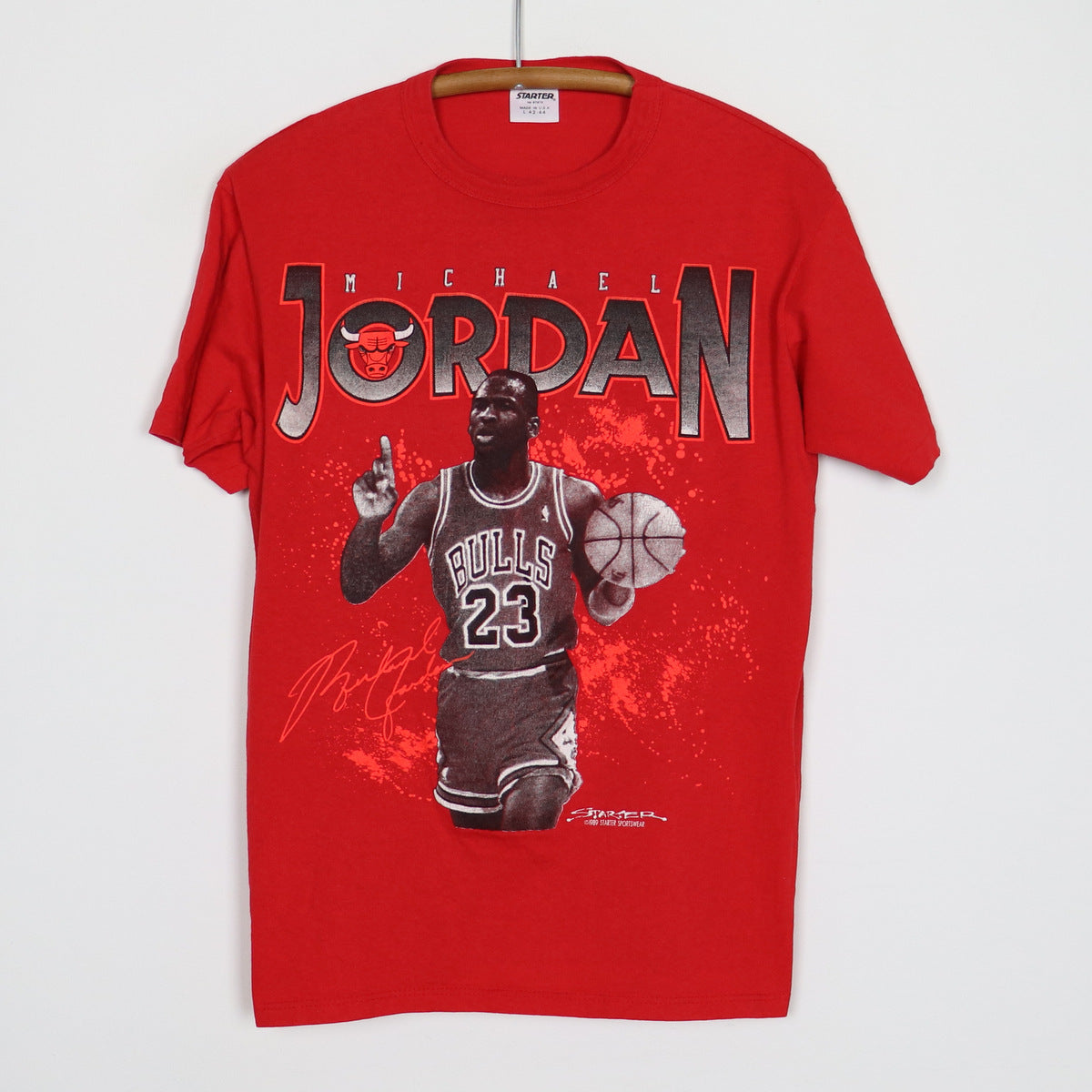 1989 Michael Jordan Chicago Bulls NBA Starter Shirt