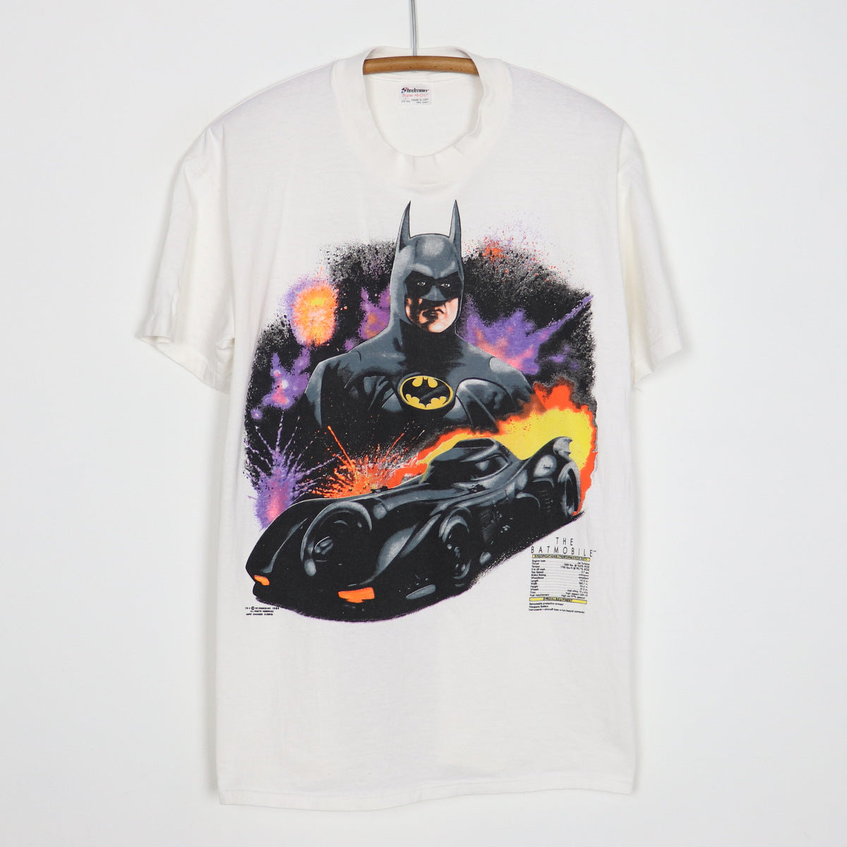 1989 Batman Batmobile Movie DC Comics Shirt –