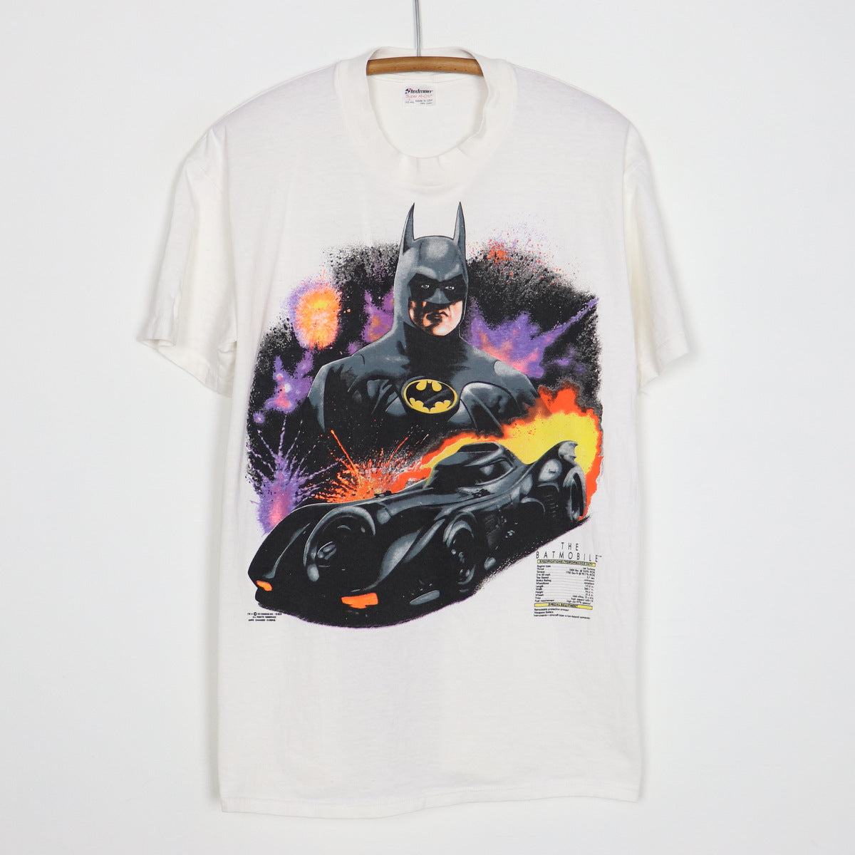 1989 Batman Batmobile Movie DC Comics Shirt