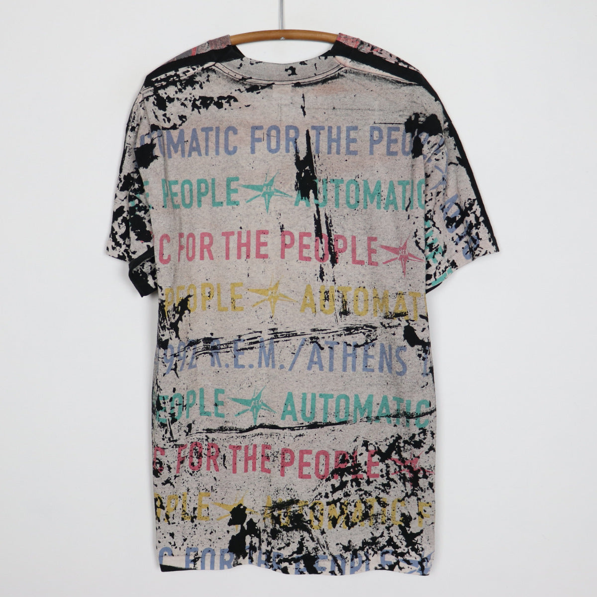 1992 R.E.M. Automatic Tour For The People All Over Print Shirt