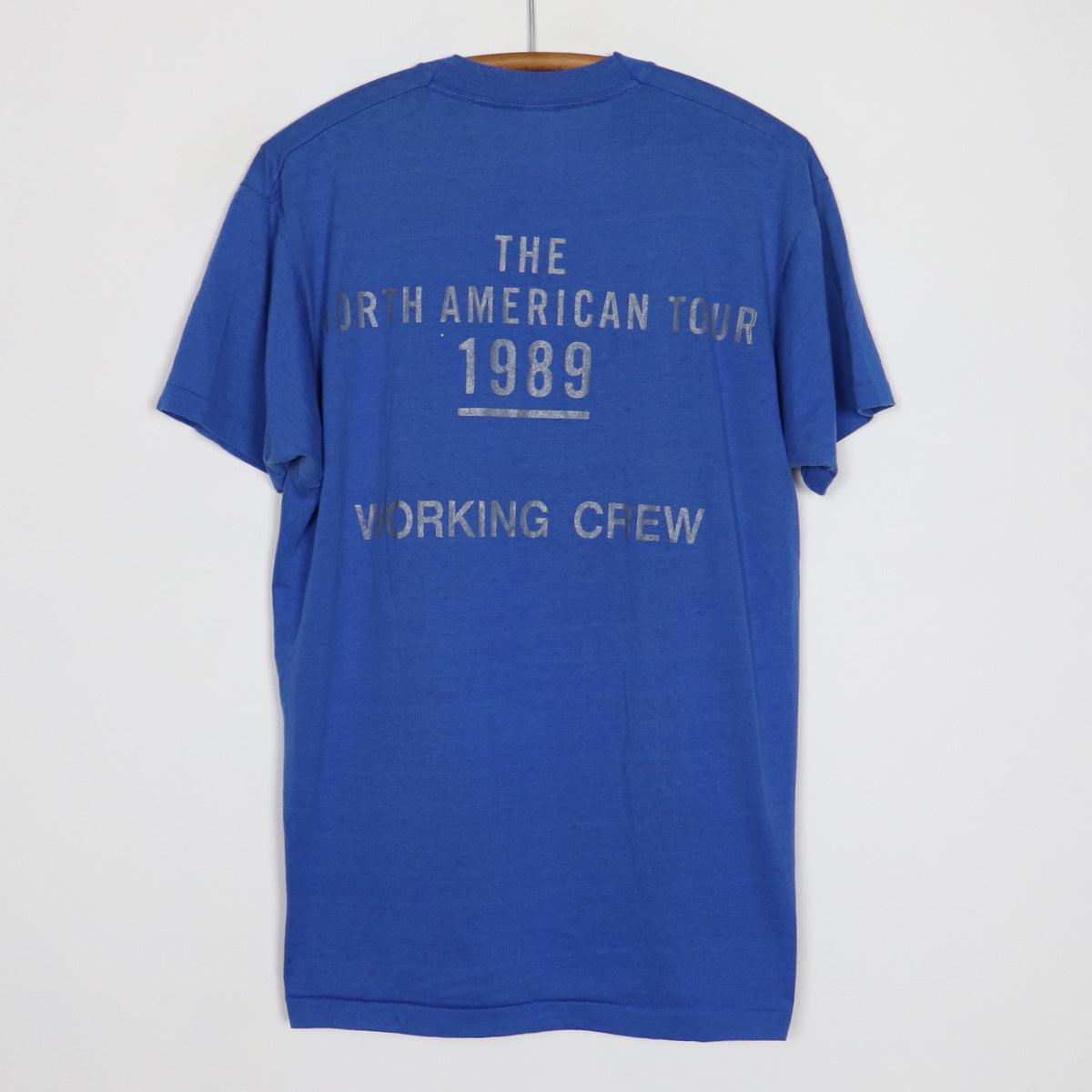 1989 Rolling Stones Steel Wheels Working Crew Tour Shirt