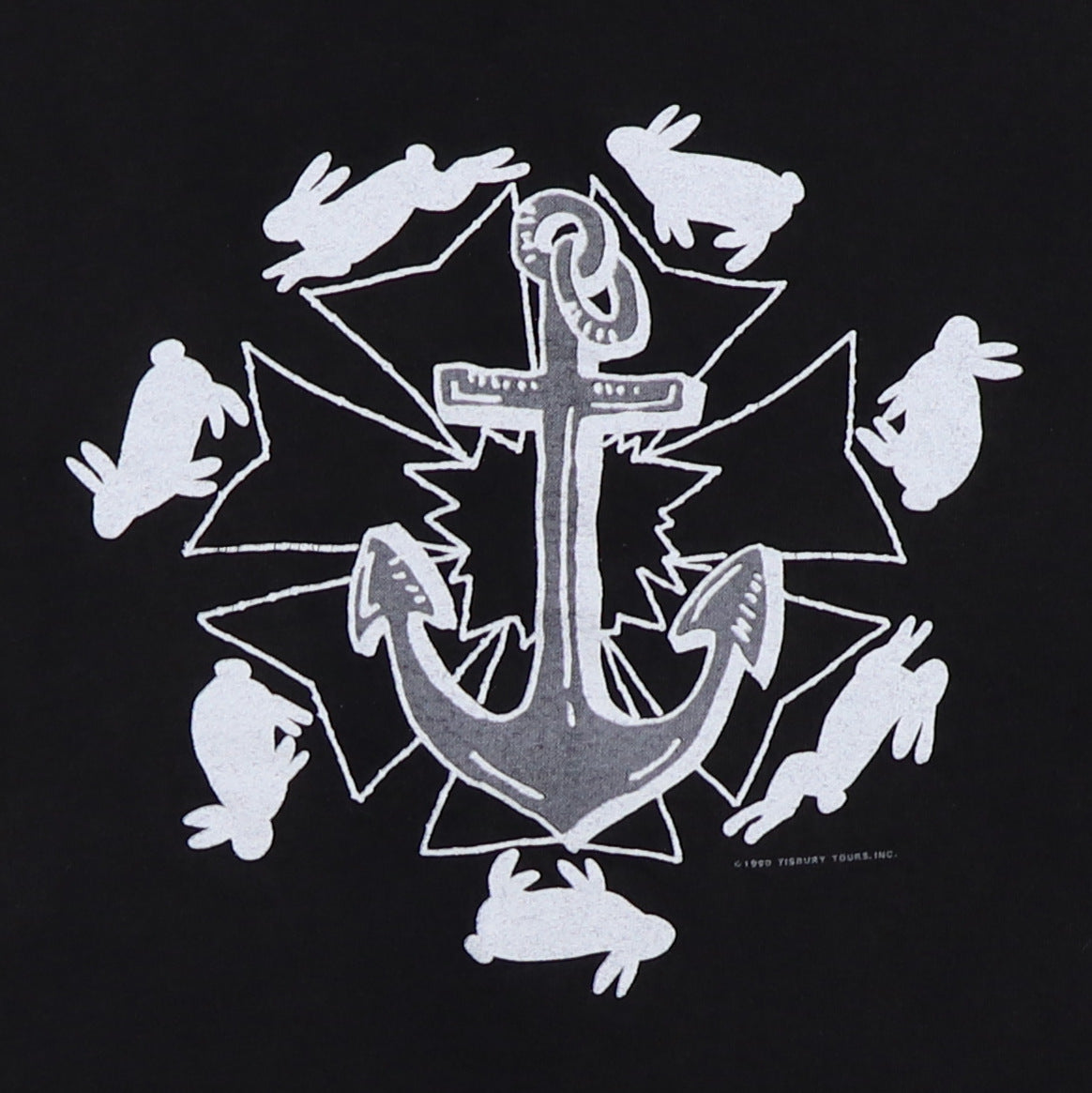 1990 James Taylor Nunc Hoc Tour Shirt