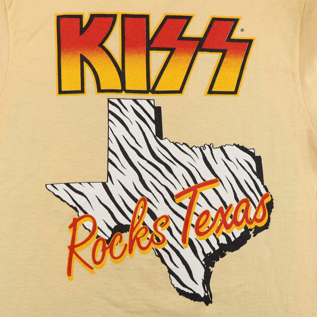 1984 Kiss Rocks Texas Shirt