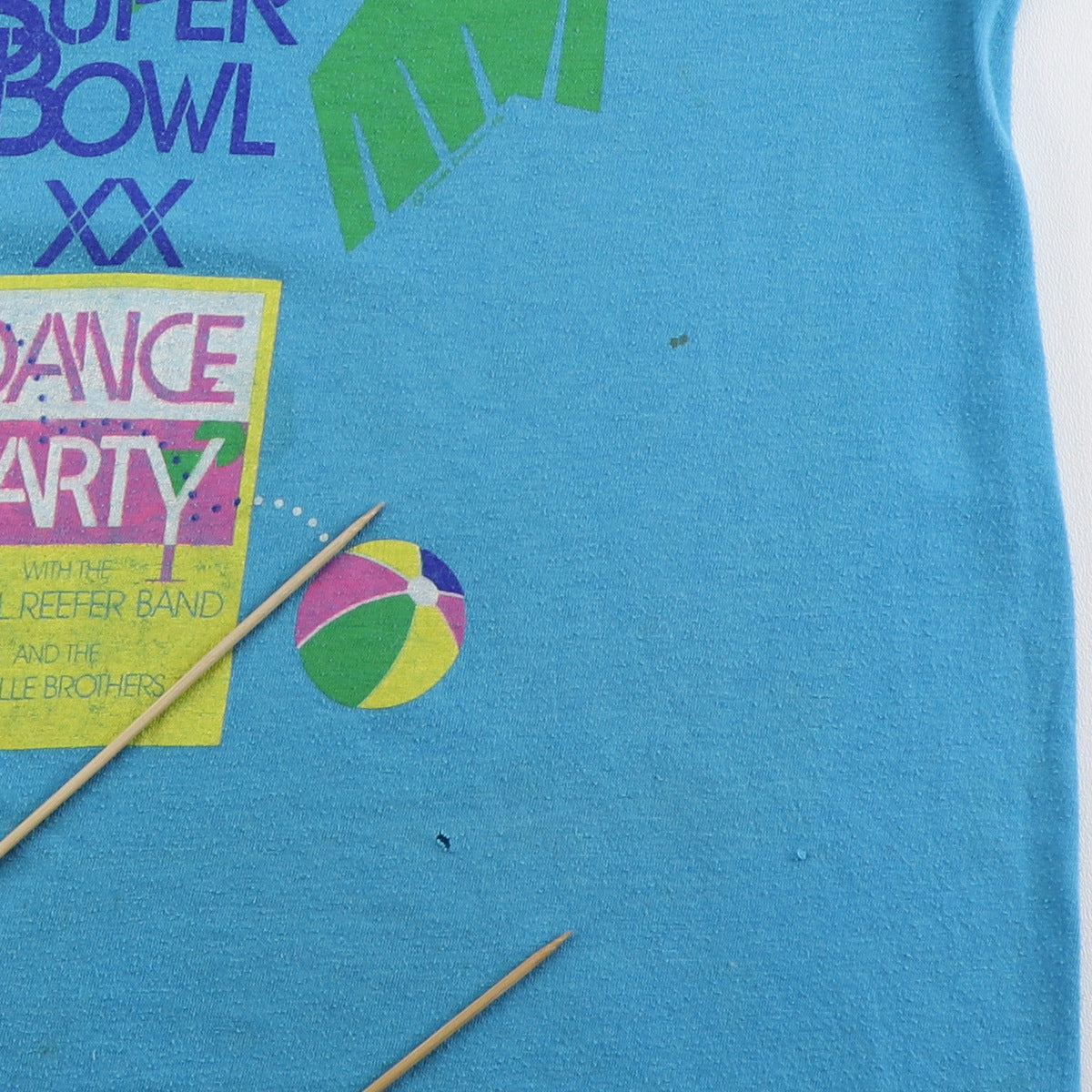 1986 Jimmy Buffett Super Bowl Dance Party Shirt