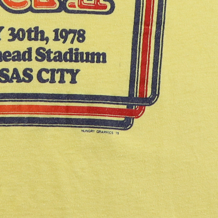 1978 Summer Rock II Arrowhead Stadium Kansas City Shirt