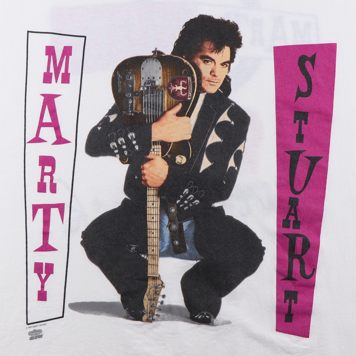 1994 Marty Stuart Love And Luck Shirt