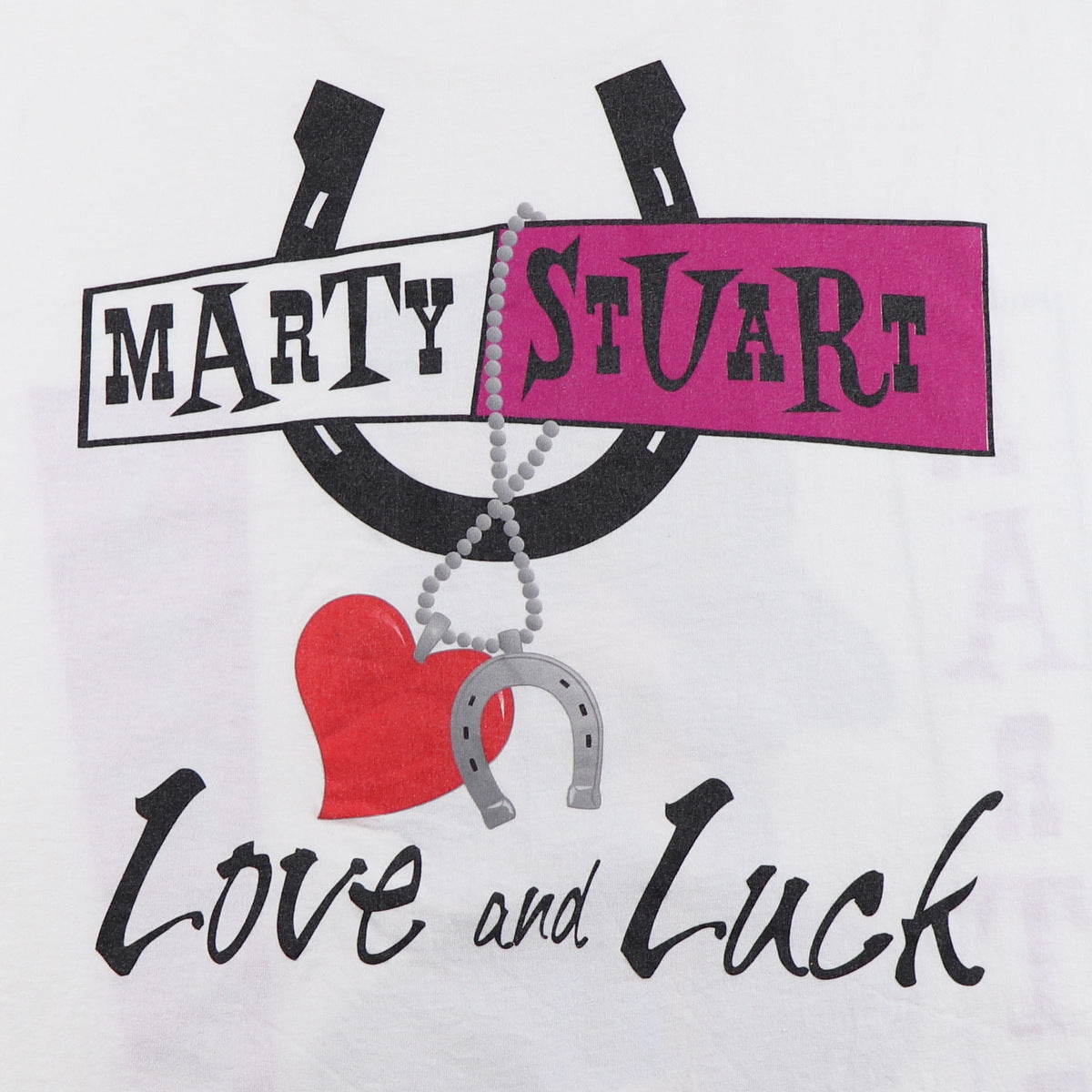 1994 Marty Stuart Love And Luck Shirt