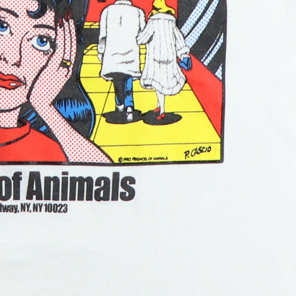 1990 Friends Of Animals Anti Fur Shirt