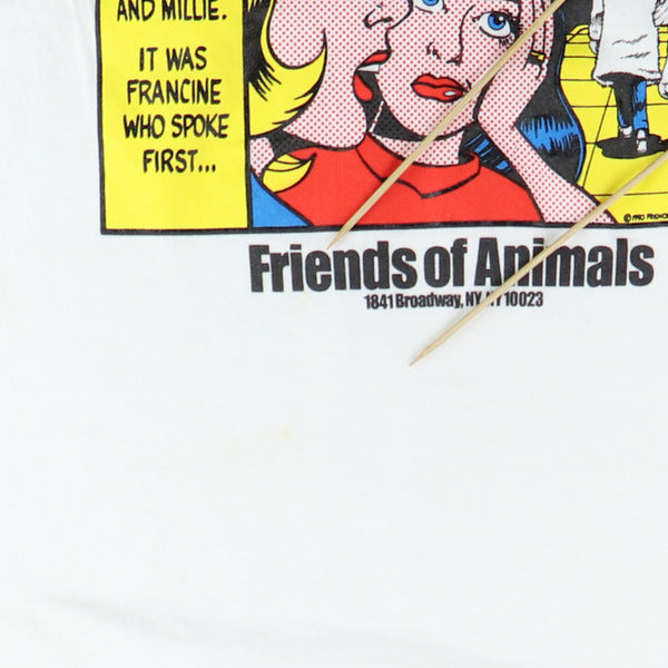 1990 Friends Of Animals Anti Fur Shirt