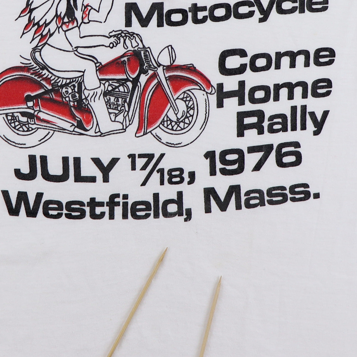 1976 Indian Motorcycles 5th Annual Come Home Rally Shirt