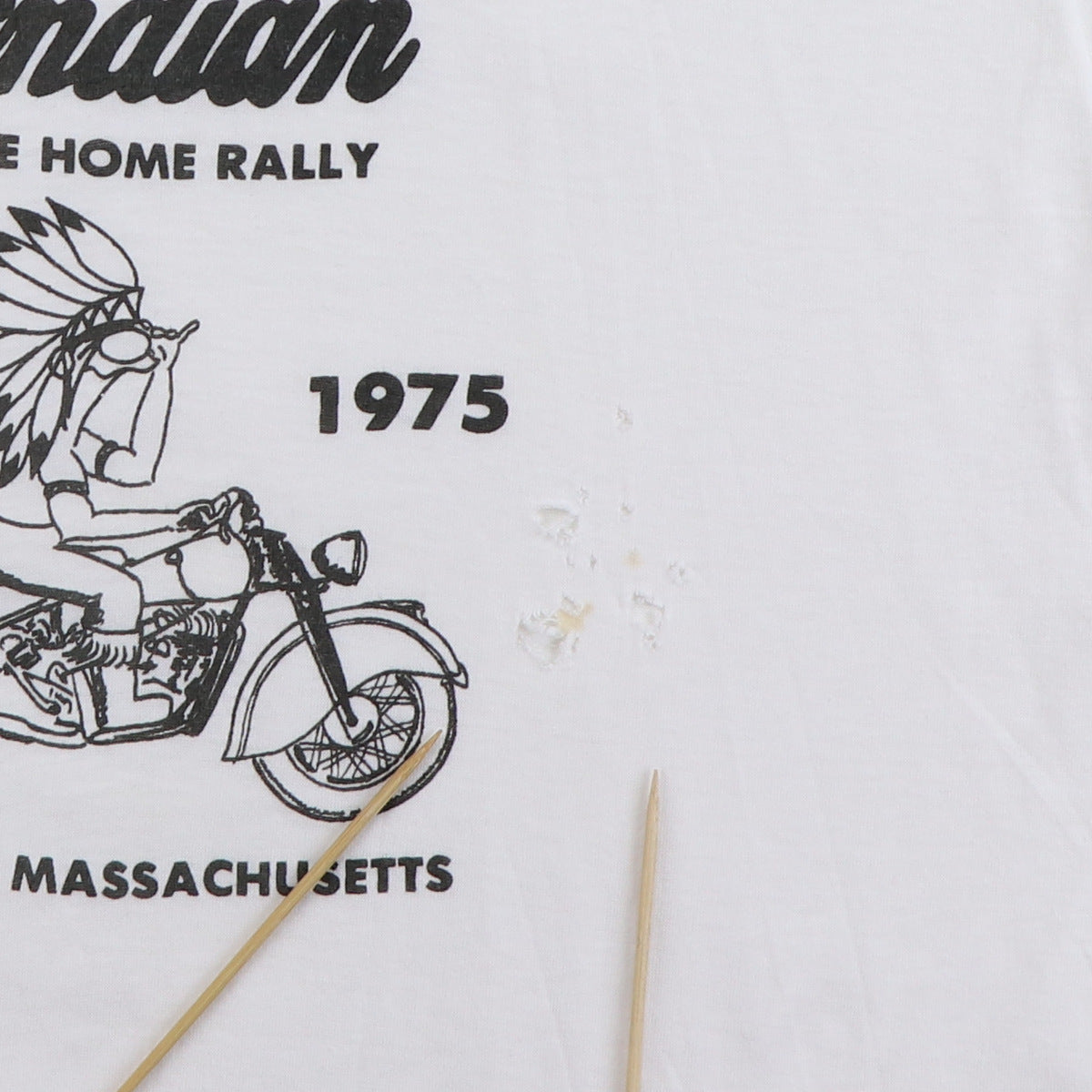 1975 Indian Motorcycles 4th Annual Come Home Rally Shirt
