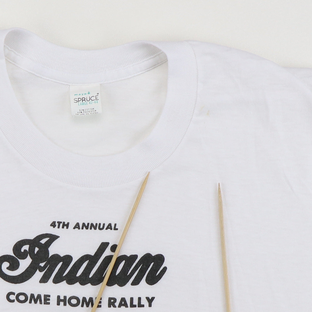 1975 Indian Motorcycles 4th Annual Come Home Rally Shirt
