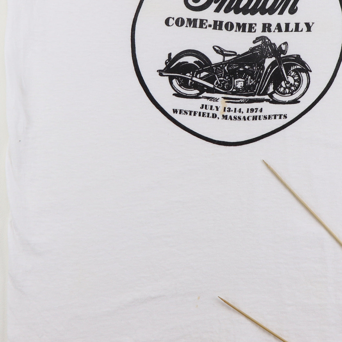 1974 Indian Motorcycles 3rd Annual Come Home Rally Shirt
