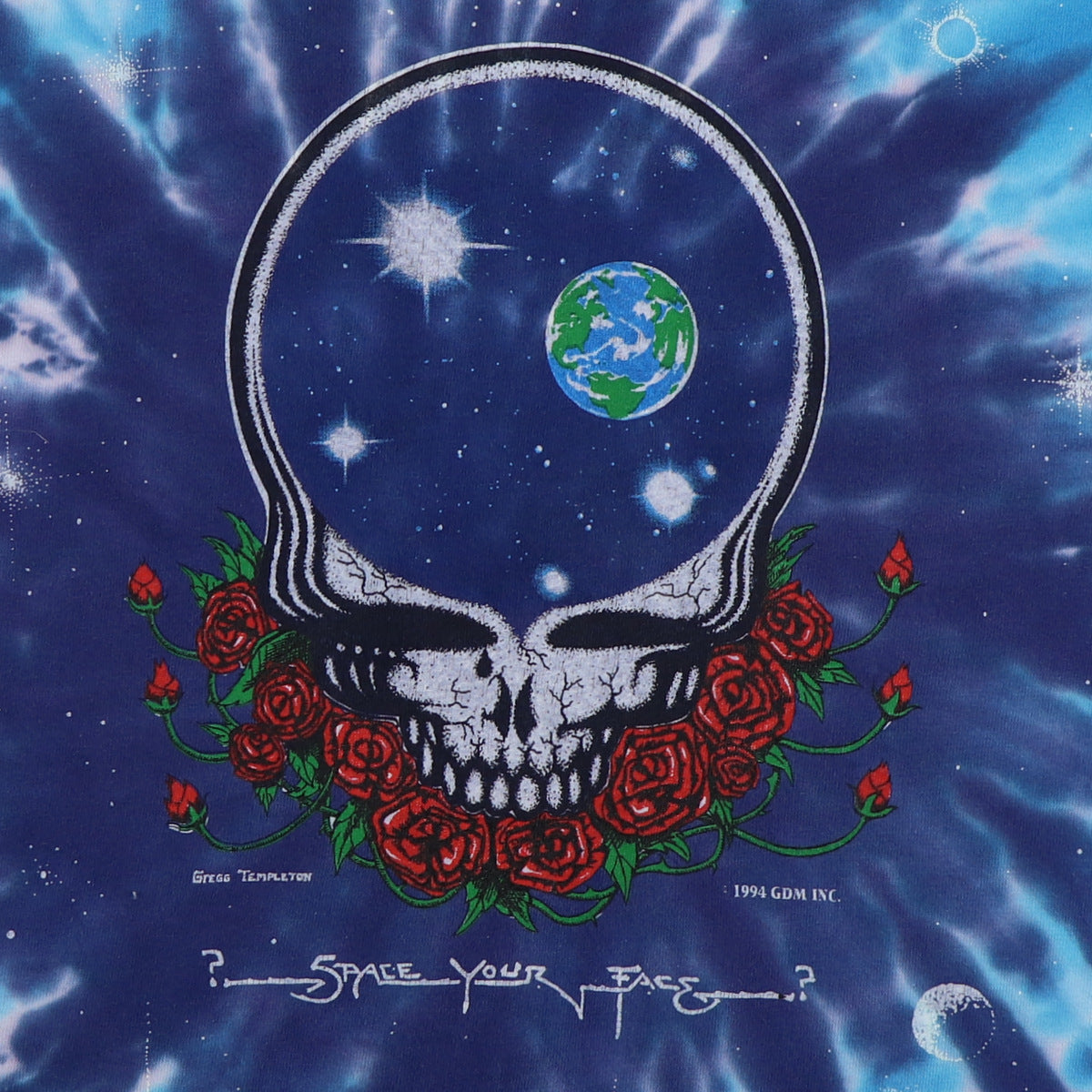 1994 Grateful Dead Space Your Face Tie Dye Shirt