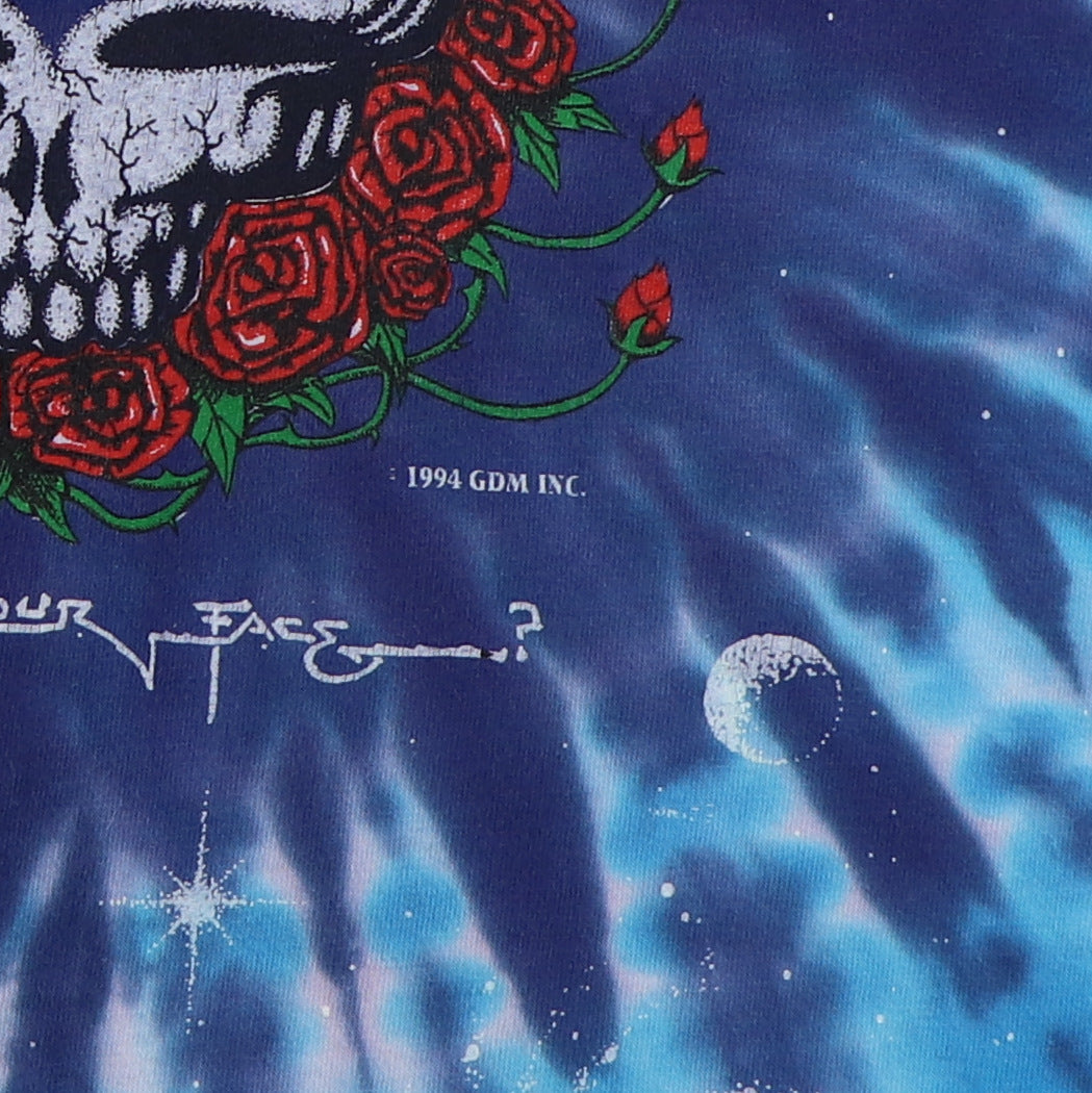 1994 Grateful Dead Space Your Face Tie Dye Shirt