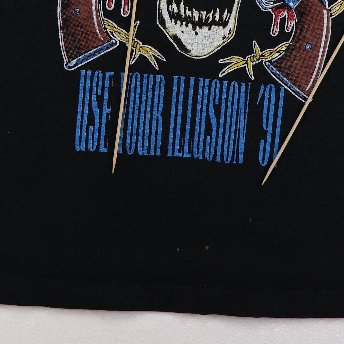 1991 Guns N Roses Use Your Illusion Tour Shirt