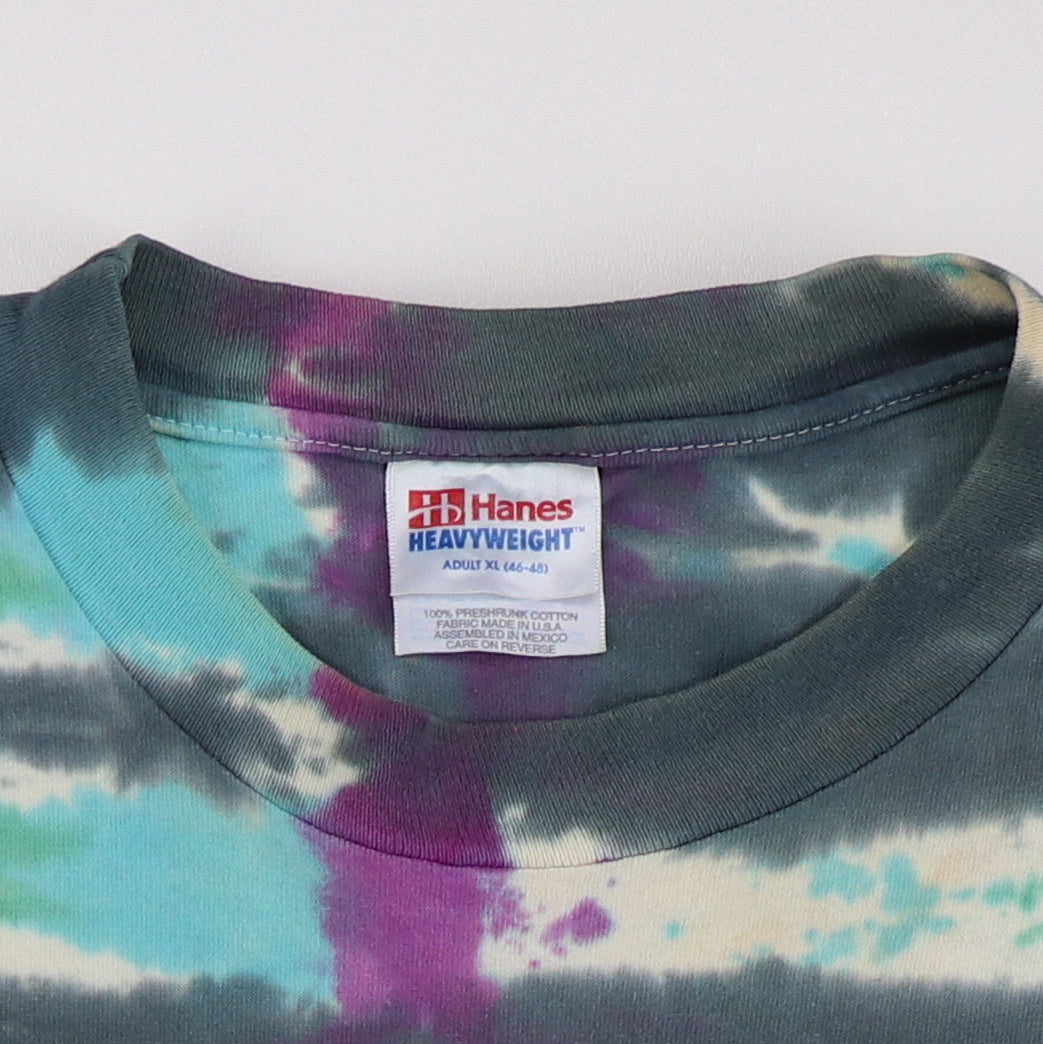 1996 Rush Test For Echo Tie Dye Tour Shirt