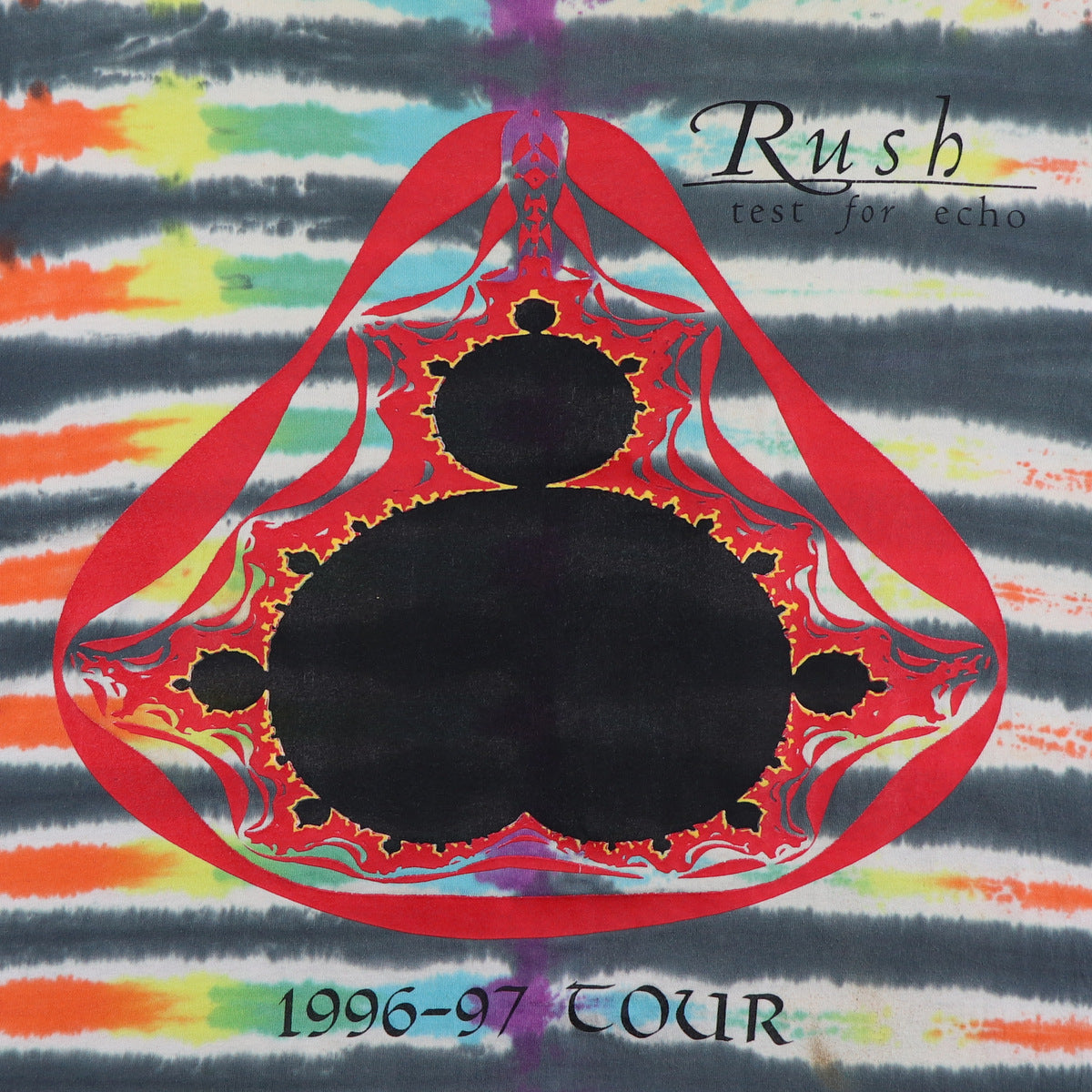 1996 Rush Test For Echo Tie Dye Tour Shirt