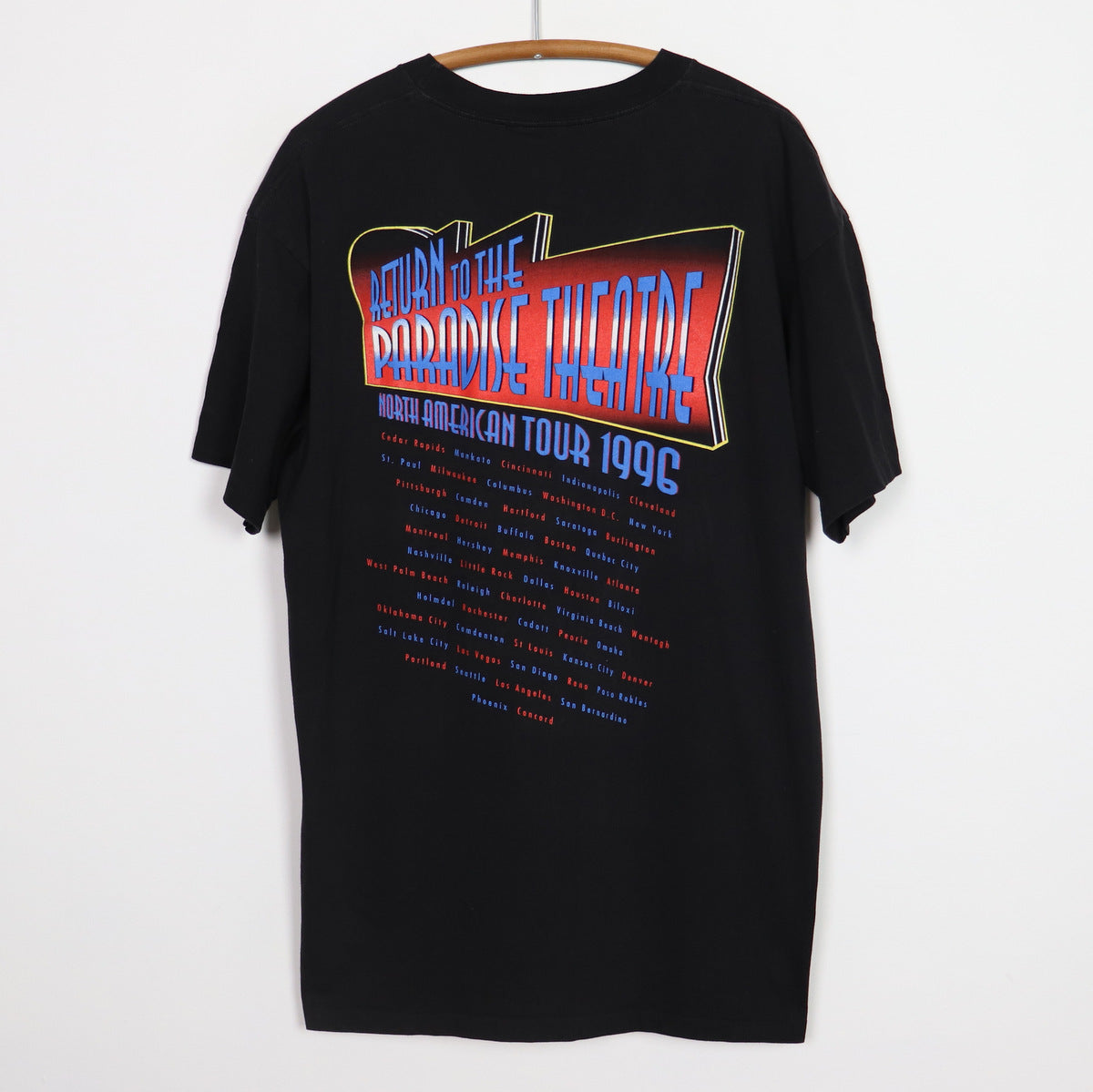 1996 Styx Return To Paradise Theater Tour Shirt