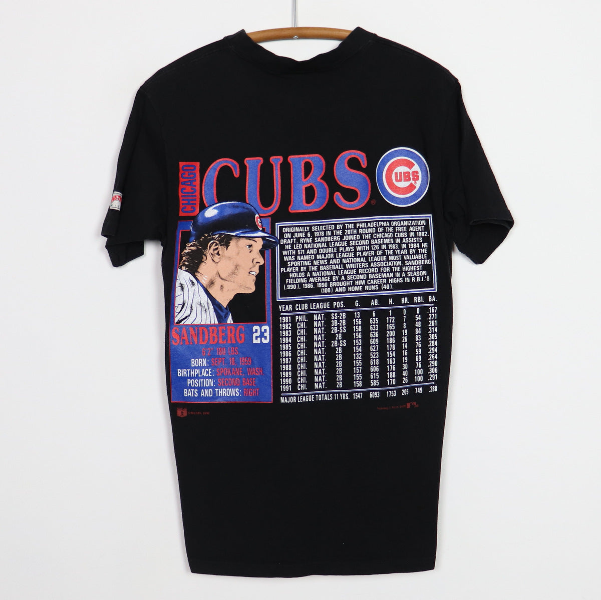 1992 Ryne Sandberg Chicago Cubs Shirt