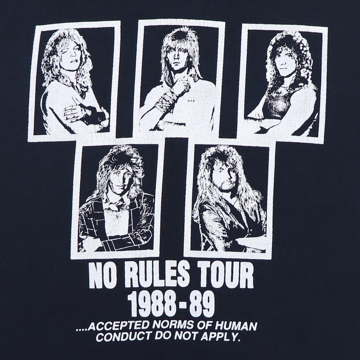 1988 Hybrid Ice No Rules Tour Shirt