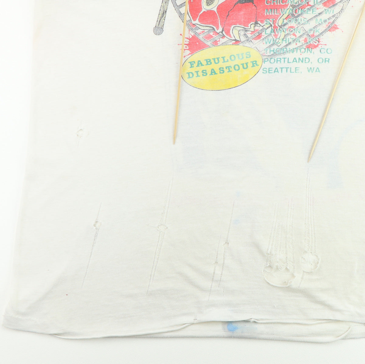 1989 Exodus Spitting Image Of A Man In Hell Tour Shirt