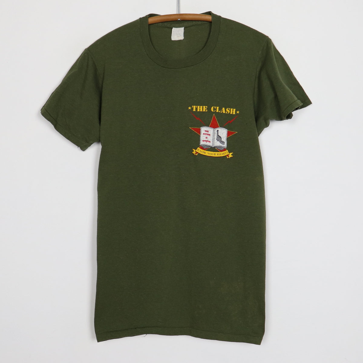 1982 The Clash Know Your Rights North American Tour Shirt | WyCo