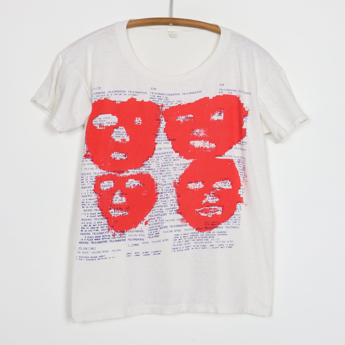 1980s Talking Heads Remain In Light Shirt