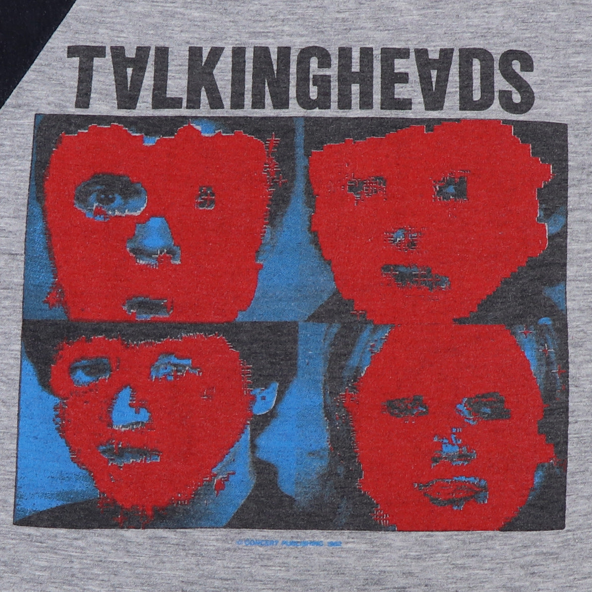 1982 Talking Heads European Tour Jersey Shirt