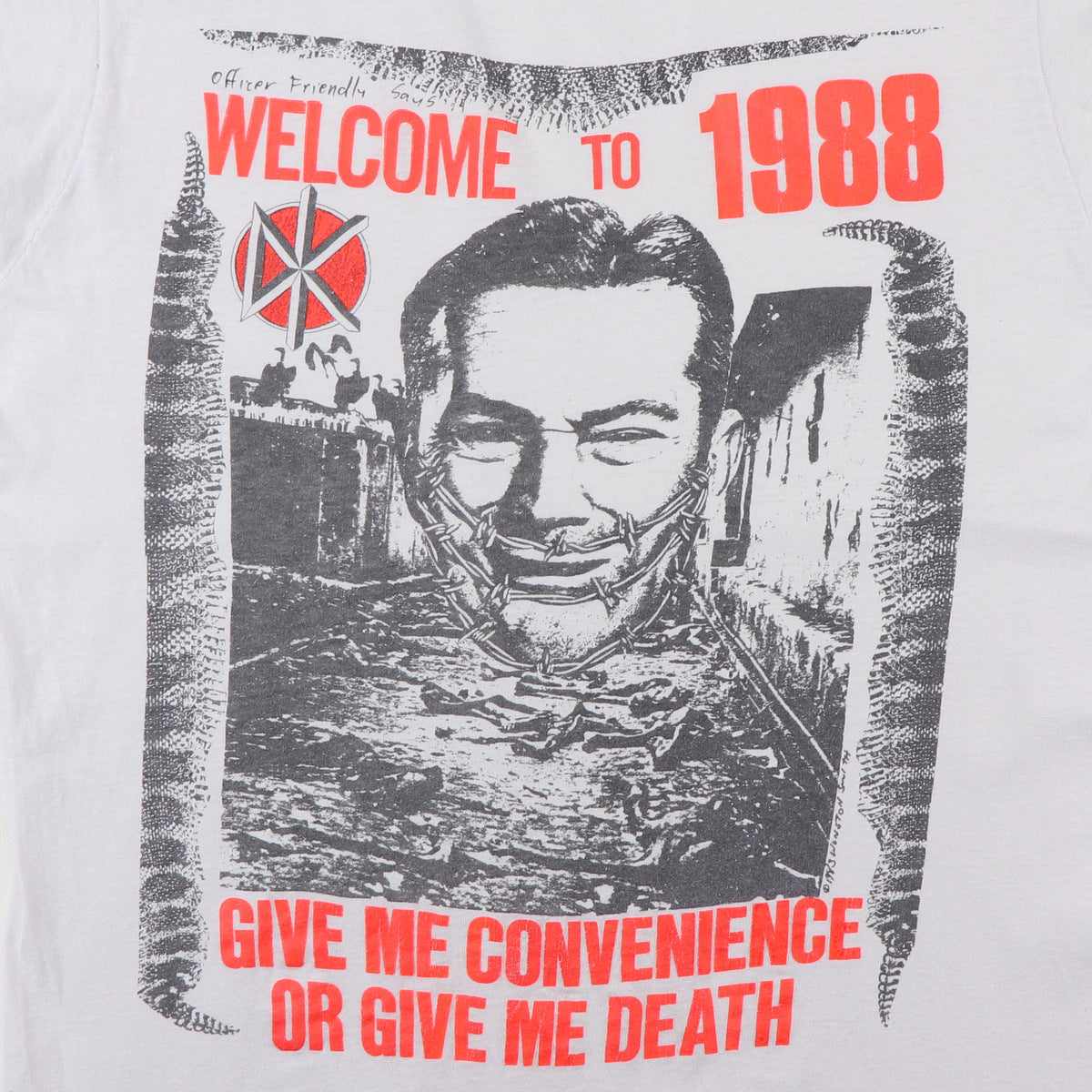 1988 Dead Kennedys Give Me Convenience Or Give Me Death Shirt