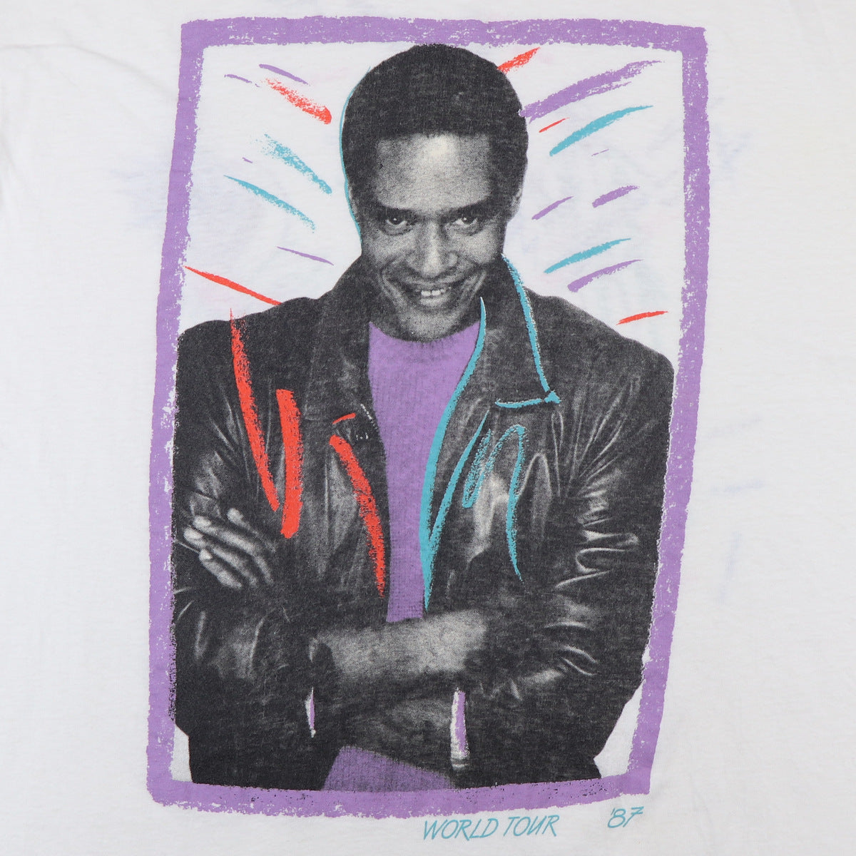 1987 Al Jarreau Chaka Khan World Tour Shirt