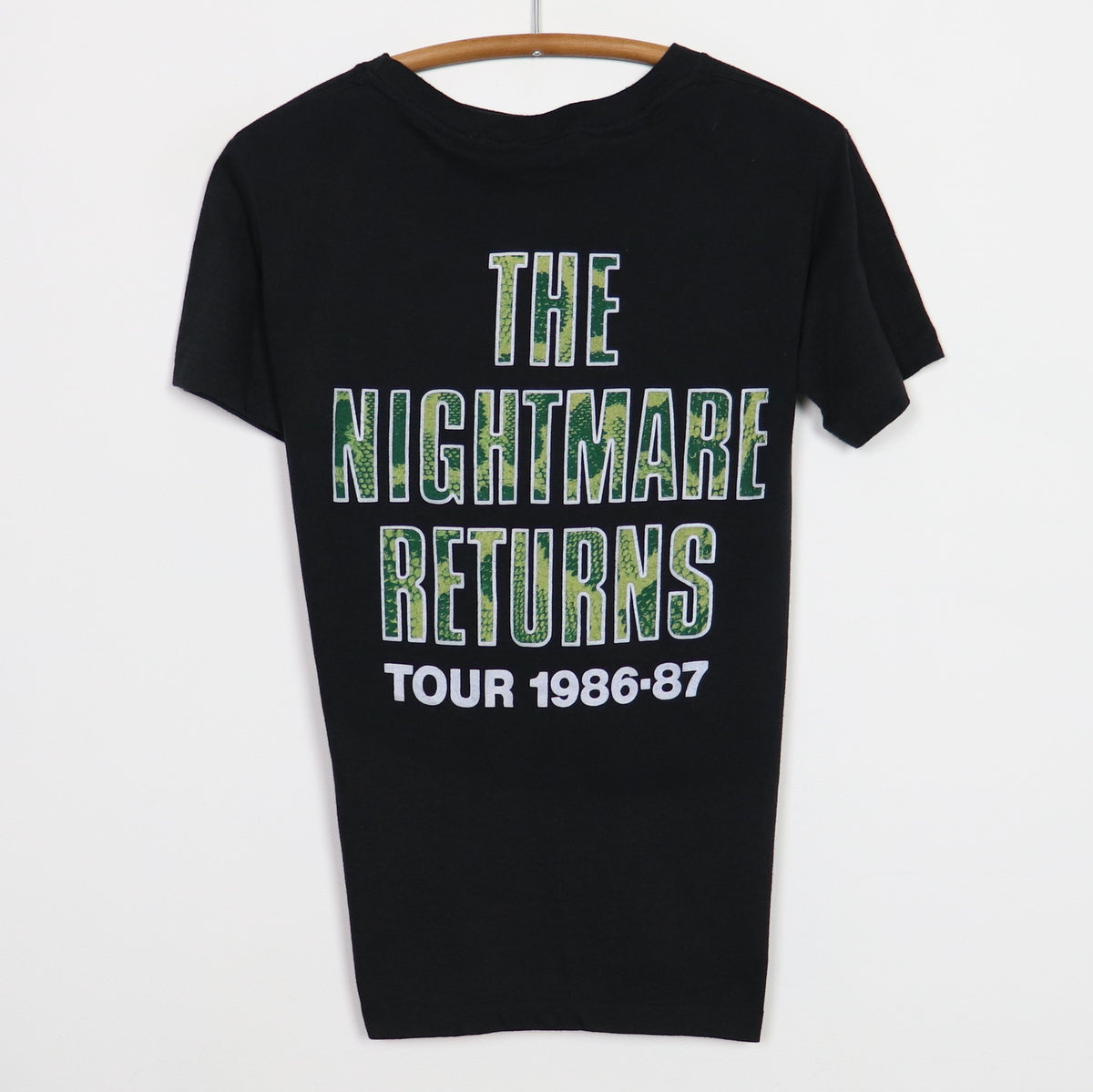 1986 Alice Cooper The Nightmare Returns Tour Shirt