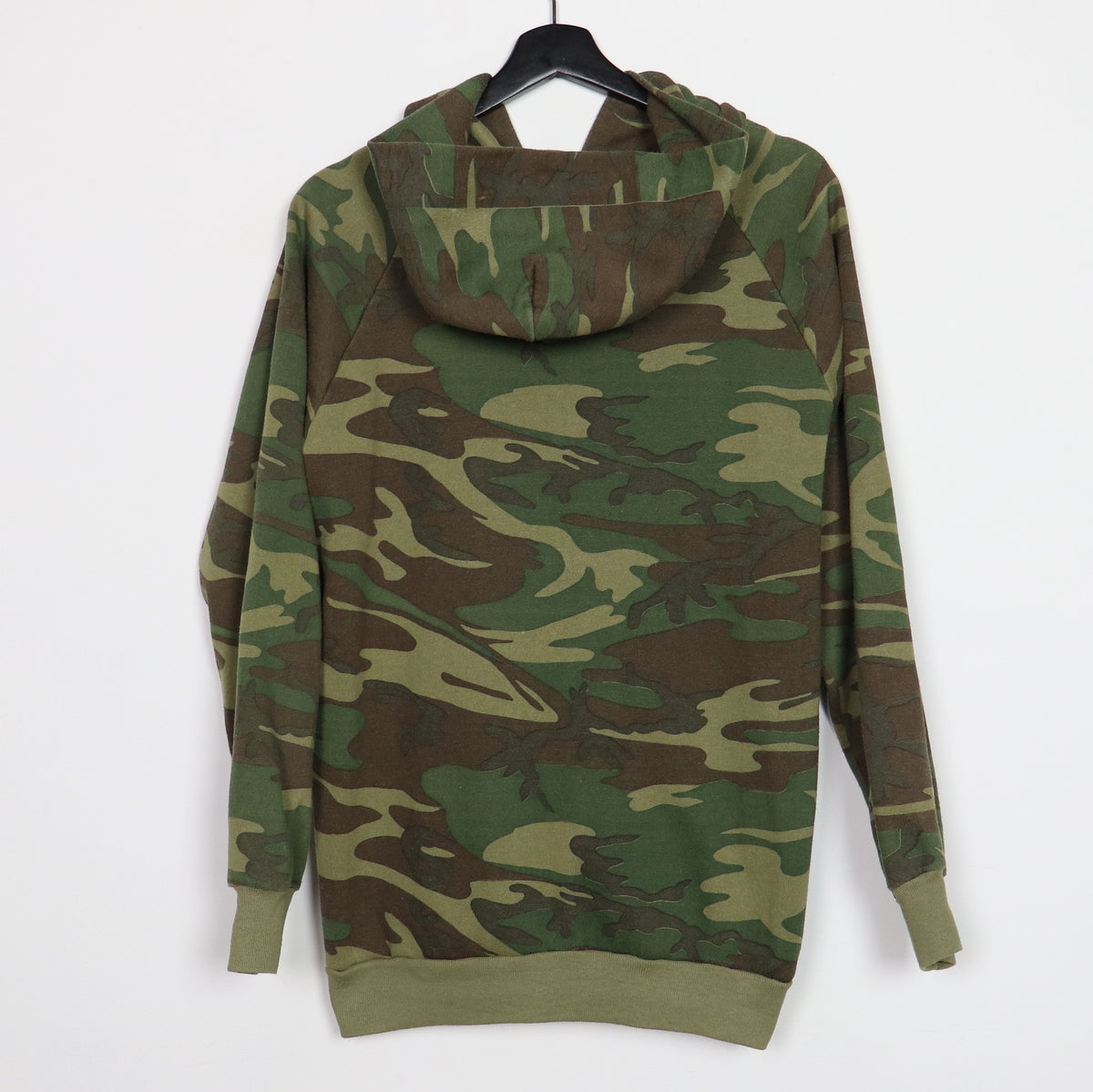 1980s Camouflage Hooded Sweatshirt