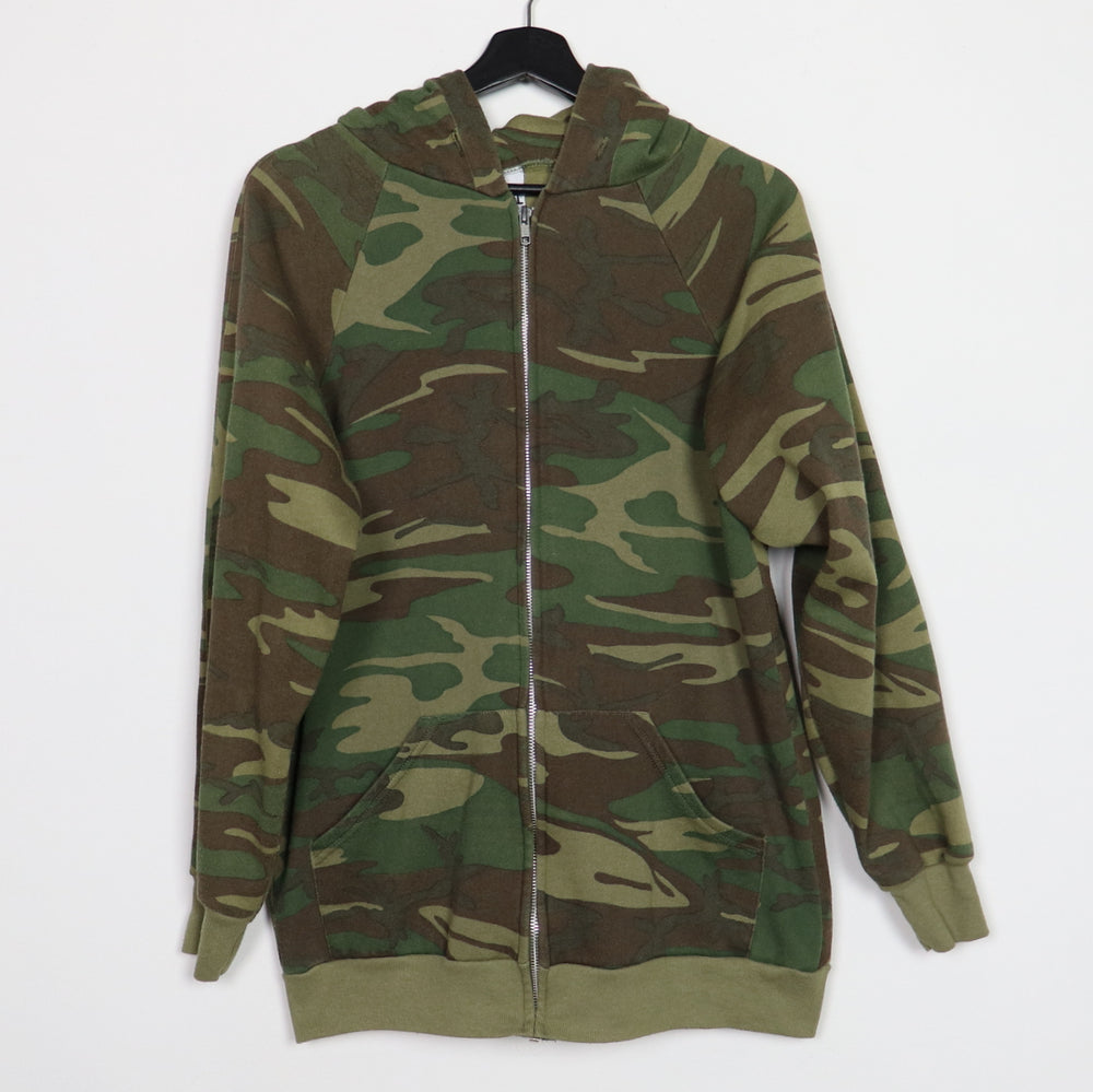 1980s Camouflage Hooded Sweatshirt